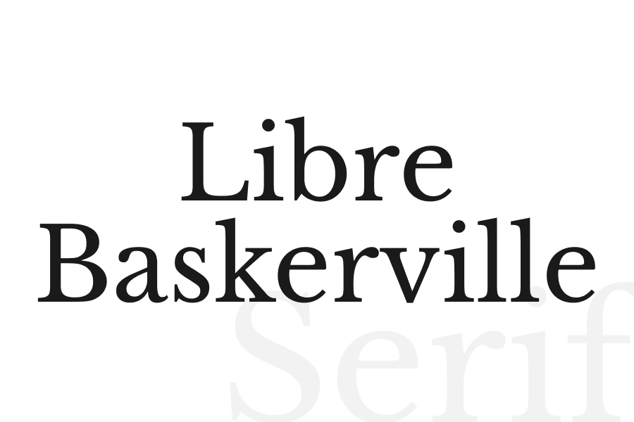 Libre Baskerville